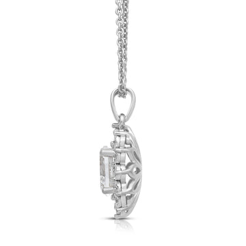 Jewelili Sterling Silver 7x5 MM Oval Created 