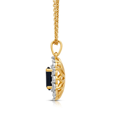 Jewelili 18K Yellow Gold over Sterling Silver