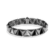 Load image into Gallery viewer, Star Wars Darth Vader™ WOMEN&#39;S Diamond BRACELET 1 CT.TW. Black Diamonds Silver with Black Rhodium Front View
