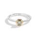 Load image into Gallery viewer, Star Wars™ Fine Jewelry THE TIE FIGHTER WOMEN&#39;S RING 1/10 CT.TW. Diamonds, Sterling Silver and 10K Yellow Gold
