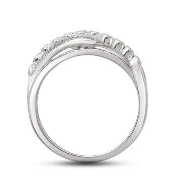 Jewelili Sterling Silver With 1/6 CTTW Natura