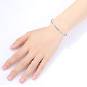 Jewelili 10K White Gold With 2.00 CTTW White 