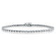 Load image into Gallery viewer, Jewelili Diamond Link Bracelet Natural White Round in Sterling Silver with 1/4 CTTW 
