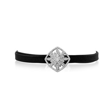Jewelili Sterling Silver With 1/8 CTTW Natura