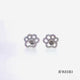 Load and play video in Gallery viewer, Jewelili Sterling Silver Natural White Round Diamonds Paw Stud Earrings

