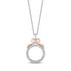 Load image into Gallery viewer, Enchanted Disney Fine Jewelry 14K Rose Gold over Sterling Silver with 1/5 CTTW Diamonds Snow White Pendant Necklace
