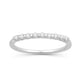 Load image into Gallery viewer, Jewelili Band with Natural White Diamonds in Sterling Silver 1/5 CTTW View 1
