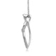 Load image into Gallery viewer, Jewelili Sterling Silver 1/10 CTTW Diamonds Parents with Two Children Pendant Necklace
