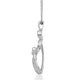 Load image into Gallery viewer, Jewelili Sterling Silver With Parents and Three Children Family Heart Pendant Necklace
