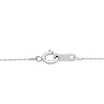 Jewelili Sterling Silver with 1/8 CTTW Natura