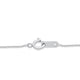 Load image into Gallery viewer, Jewelili Love Knot Pendant Necklace with Natural White Round Diamonds in 14K Rose over Sterling Silver 1/6 CTTW View 3
