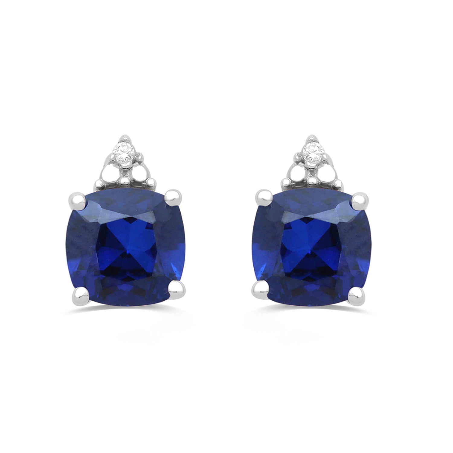 Sapphire on sale pendant earrings