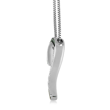 Jewelili Sterling Silver With 1/6 CTTW Treate