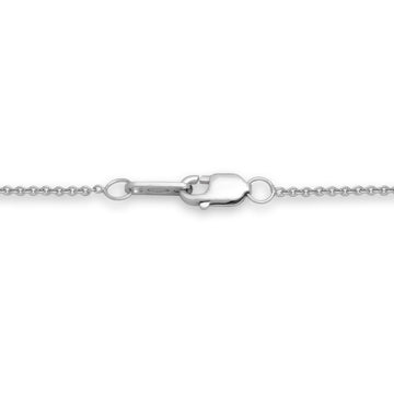 Jewelili Sterling Silver With Natural White D