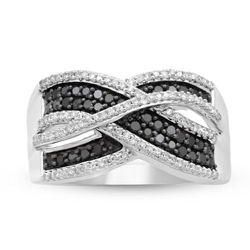 Jewelili Sterling Silver With 1/2 CTTW Treate