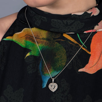 Jewelili Sterling Silver With 1/3 CTTW Natura
