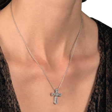 Jewelili Sterling Silver With 1/2 CTTW Natura