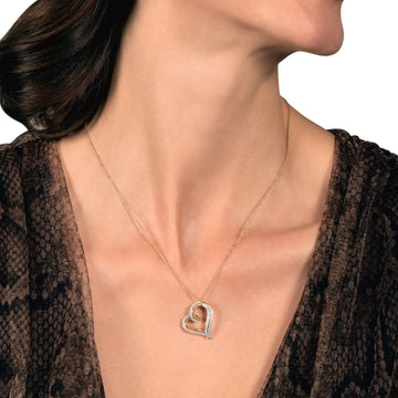 Jewelili Yellow Gold Over Sterling Silver Wit
