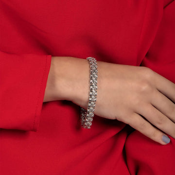 Jewelili Sterling Silver With 1.00 CTTW Natur