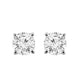 Load image into Gallery viewer, Jewelili 14K White Gold With 1/3 CTTW Diamonds Stud Earrings
