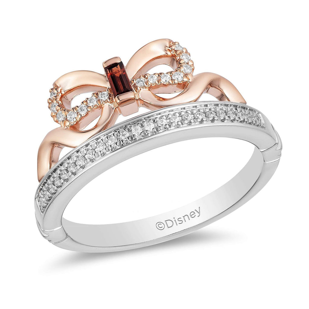 Enchanted Disney Fine Jewelry Sterling Silver and 10K Rose Gold 1