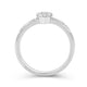 Load image into Gallery viewer, Jewelili Sterling Silver With 1/5 CTTW Round Natural White Diamonds Cluster Ring
